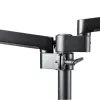 StarTech.com Podwójne ramię do monitora z mocowaniem do biurka, pełny ruch, uchwyt na 2 wyświetlacze VESA do 32 cali (17,6 funta/8 kg), regulacja wysokości, mocowanie zaciskowe/przelotowe, sprężyna mechaniczna