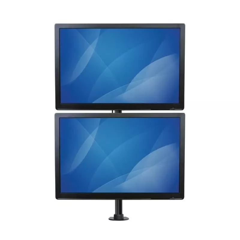 StarTech.com Podwójny uchwyt na monitor montowany na biurku – pionowy – stalowy