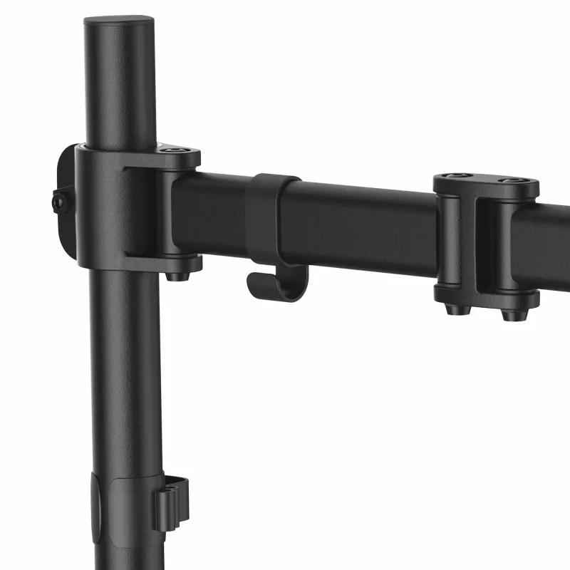Ramię monitorowe na biurko StarTech.com do wyświetlaczy do 34 cali (8 kg) kompatybilnych z VESA – ramię monitorowe na słupie z regulacją przegubową – pojedyncze ergonomiczne ramię z regulacją wysokości – mocowanie klamrowe/grommet