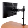 Ramię monitorowe na biurko StarTech.com do wyświetlaczy do 34 cali (8 kg) kompatybilnych z VESA – ramię monitorowe na słupie z regulacją przegubową – pojedyncze ergonomiczne ramię z regulacją wysokości – mocowanie klamrowe/grommet