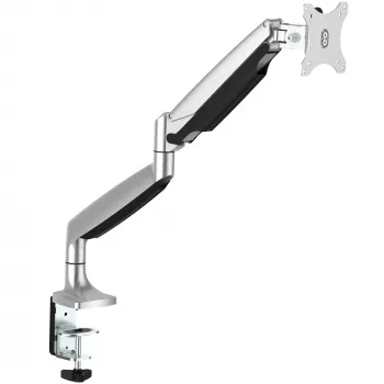 Ramię do monitora montowane na biurku StarTech.com - Wytrzymałe, ergonomiczne ramię VESA - Pojedynczy wyświetlacz 9 kg - Pełny zakres ruchu, regulacja wysokości, przegubowe - Aluminium - Zacisk C/przepust - Srebrny
