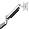 Ramię do monitora montowane na biurku StarTech.com - Wytrzymałe, ergonomiczne ramię VESA - Pojedynczy wyświetlacz 9 kg - Pełny zakres ruchu, regulacja wysokości, przegubowe - Aluminium - Zacisk C/przepust - Srebrny