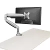 Ramię do monitora montowane na biurku StarTech.com - Wytrzymałe, ergonomiczne ramię VESA - Pojedynczy wyświetlacz 9 kg - Pełny zakres ruchu, regulacja wysokości, przegubowe - Aluminium - Zacisk C/przepust - Srebrny