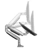 Ramię do monitora montowane na biurku StarTech.com - Wytrzymałe, ergonomiczne ramię VESA - Pojedynczy wyświetlacz 9 kg - Pełny zakres ruchu, regulacja wysokości, przegubowe - Aluminium - Zacisk C/przepust - Srebrny