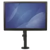 StarTech.com Pojedynczy uchwyt biurkowy do monitora – Wytrzymały uchwyt na słupie do pojedynczego ekranu dla wyświetlaczy VESA do 8 kg – Ergonomiczne ramię monitora z regulacją wysokości – Mocowanie na zacisk/przepust kablowy