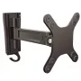 StarTech.com Uchwyt do monitora ścienny – pojedynczy obrotowy, 15 kg, 33 cm (13 cali), 68,6 cm (27 cali), 75 x 75 mm, 100 x 100 mm, Czarny