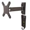 StarTech.com Uchwyt do monitora ścienny – pojedynczy obrotowy, 15 kg, 33 cm (13 cali), 68,6 cm (27 cali), 75 x 75 mm, 100 x 100 mm, Czarny
