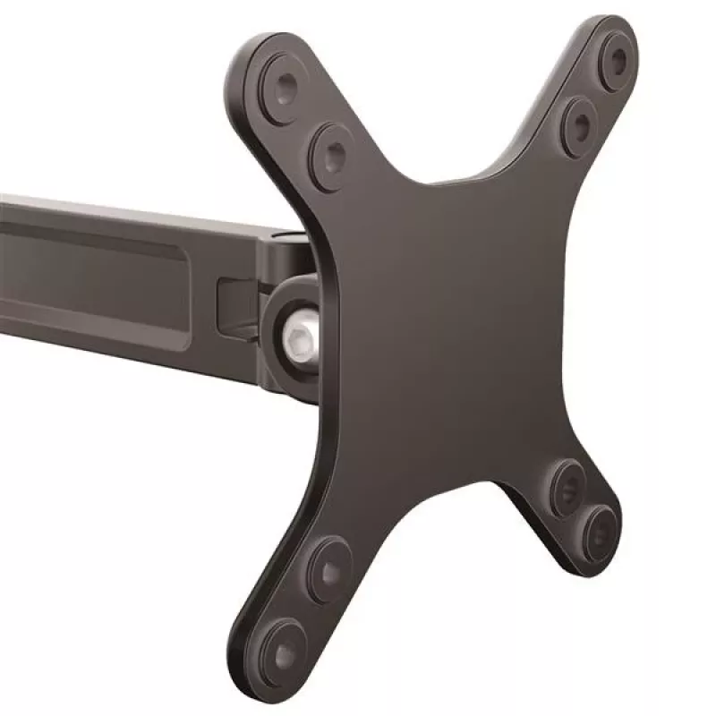 StarTech.com Uchwyt do monitora ścienny – pojedynczy obrotowy, 15 kg, 33 cm (13 cali), 68,6 cm (27 cali), 75 x 75 mm, 100 x 100 mm, Czarny