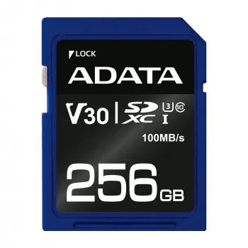 ADATA ASDX256GUI3V30S-R karta pamięci 256 GB SDXC UHS-I Class 10