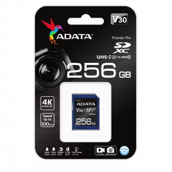 ADATA ASDX256GUI3V30S-R karta pamięci 256 GB SDXC UHS-I Class 10