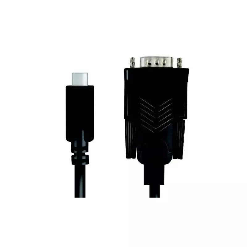 adapter kablowya wideo LogiLink AU0051A 1,2 m USB C VGA D-Sub Czarny