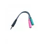 Kabel audio Microconnect AUDALS015 0,25 m 3,5 mm 2 x 3,5 mm czarny