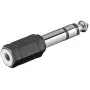 Przełącznik płci złącza Microconnect AUDANR 6,3 mm na 3,5 mm czarny