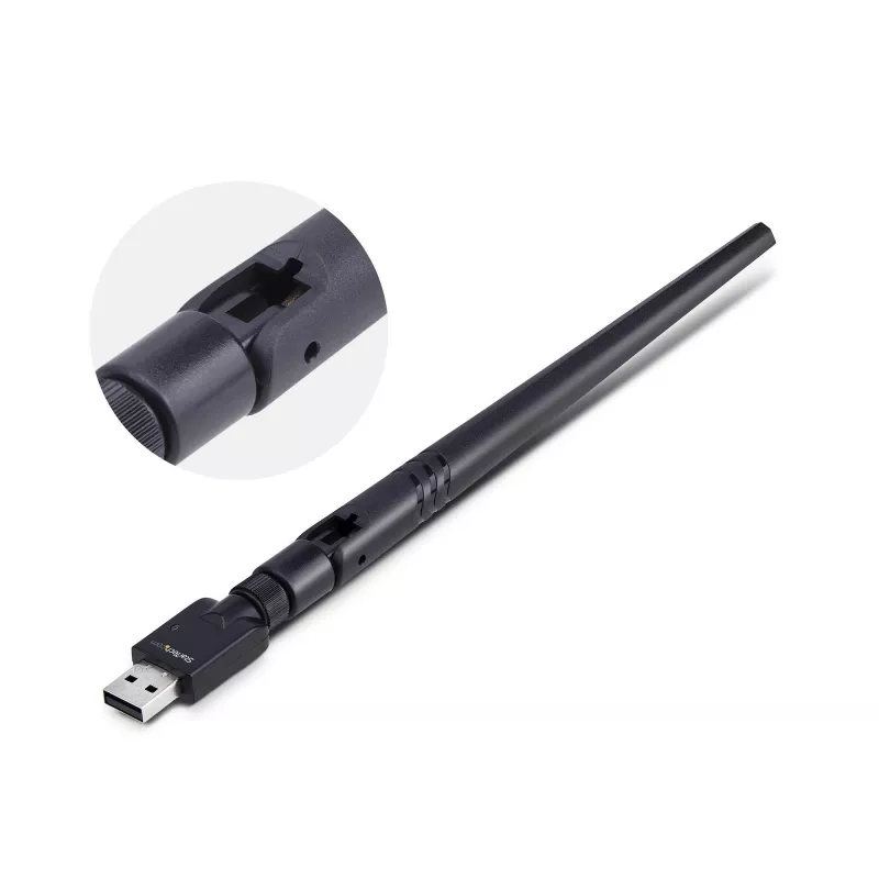 StarTech.com USB Bluetooth 5.3 Adapter Klasy 1 dla PC/Laptopa, Dalekosiężna Łączność dla Klawiatury, Myszy, Strumieniowania Dźwięku i Sieci PAN, Windows/Linux