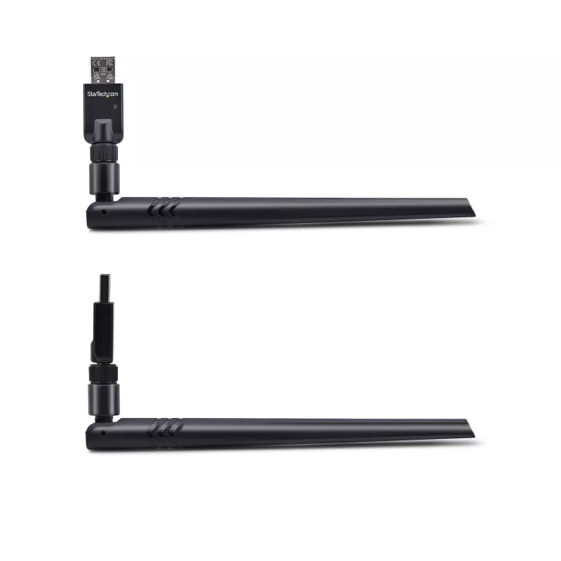 StarTech.com USB Bluetooth 5.3 Adapter Klasy 1 dla PC/Laptopa, Dalekosiężna Łączność dla Klawiatury, Myszy, Strumieniowania Dźwięku i Sieci PAN, Windows/Linux