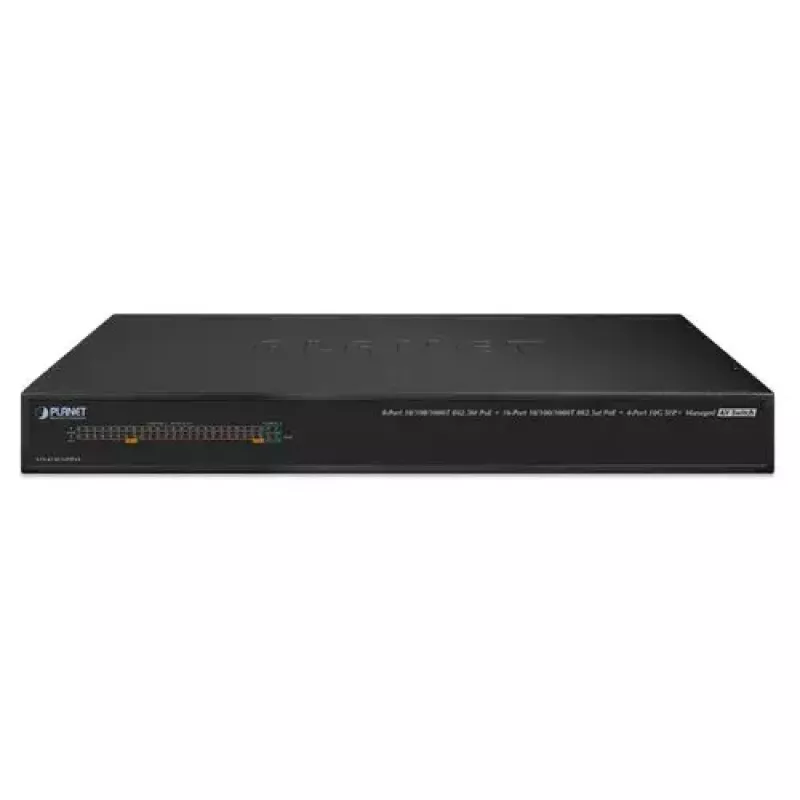 Przełącznik zarządzalny PLANET AVS-4210-24HP4X 24 porty 10G Ethernet PoE