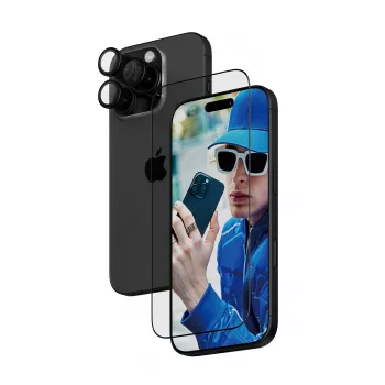 PanzerGlass 2-w-1 zestaw iPhone '24 6.3 cala Pro B2862+1284