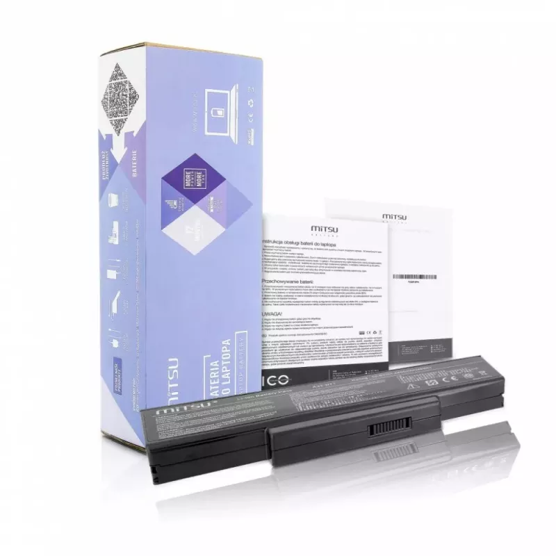 Bateria MITSU do ASUS K72 K73 N73 X77, 4400 mAh, 10,8–11,1 V