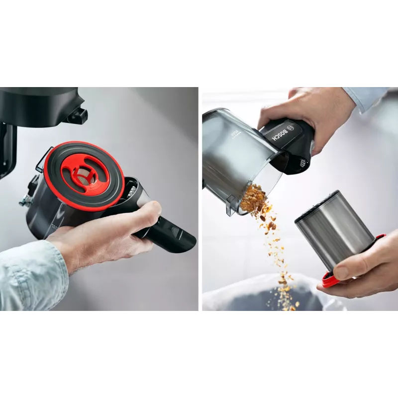 Bosch BCS712XXL odkurzacz ręczny/elektroszczotka Akumulatorowy Suchy Bezworkowy 0,3 L Czarny 3 Ah