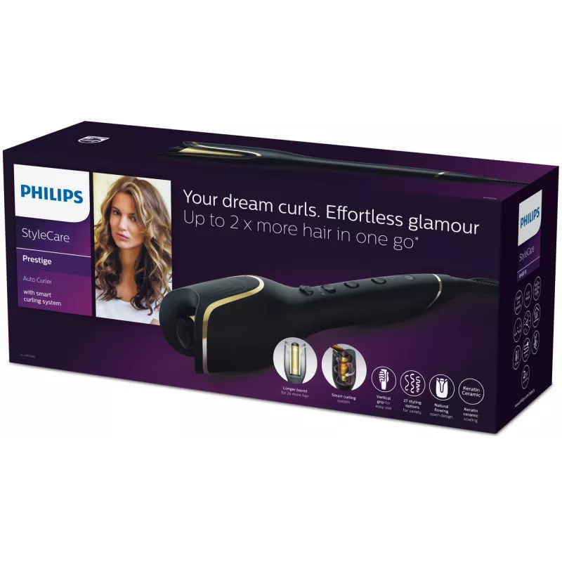 Automatyczna lokówka Philips StyleCare Prestige BHB876/00