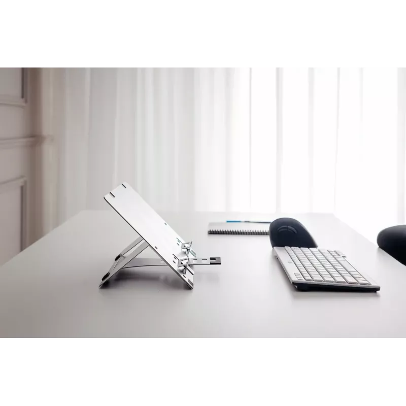 BakkerElkhuizen FlexTop 270, Podstawka pod laptopa, Szary, Aluminium, 25.4 cm (10 cali), 40.6 cm (16 cali), 3 kg