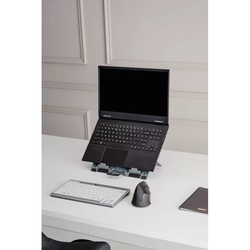 BakkerElkhuizen FlexTop 270, Podstawka pod laptopa, Szary, Aluminium, 25.4 cm (10 cali), 40.6 cm (16 cali), 3 kg