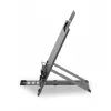 BakkerElkhuizen Ergo-Q Hybrid Pro, Podstawka pod laptopa, Czarny, Ciemnoszary, Aluminium, Guma, Stal, 25,4 cm (10 cali), 40,6 cm (16 cali), 25,4 cm (10 cali)