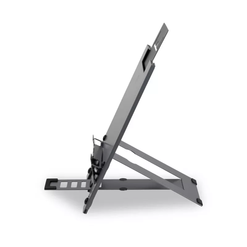 BakkerElkhuizen Ergo-Q Hybrid Pro, Podstawka pod laptopa, Czarny, Ciemnoszary, Aluminium, Guma, Stal, 25,4 cm (10 cali), 40,6 cm (16 cali), 25,4 cm (10 cali)
