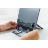 BakkerElkhuizen Ergo-Q Hybrid Pro, Podstawka pod laptopa, Czarny, Ciemnoszary, Aluminium, Guma, Stal, 25,4 cm (10 cali), 40,6 cm (16 cali), 25,4 cm (10 cali)