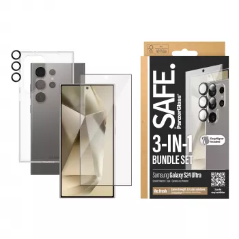 PanzerGlass SAFE. by ® zestaw 3w1 Samsung Galaxy S24 Ultra