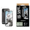 PanzerGlass SAFE. by ® 2-in-1 Protection Bundle iPhone 16, Apple, Apple - iPhone 16, Aplikacja na sucho, Odporny na zarysowania, Odporny na wstrząsy, Transparentny, 1 szt.