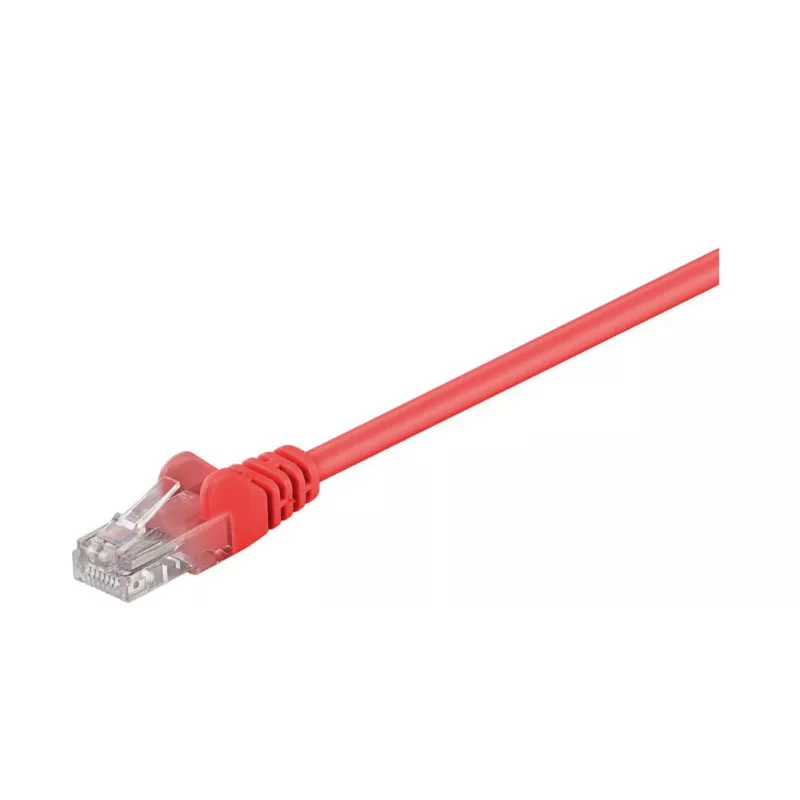 Microconnect B-UTP5005R kabel sieciowy Czerwony 0.5 m Cat5e U/UTP (UTP)