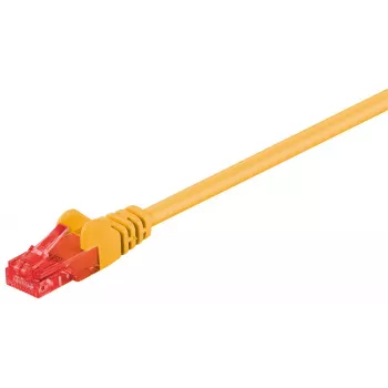 Kabel sieciowy Microconnect B-UTP601Y żółty 1 m Cat6 U/UTP (UTP)