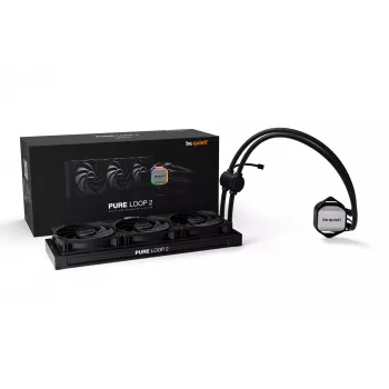 be quiet! Pure Loop 2 | 360mm Chłodzenie procesora All-in-one chłodzenie cieczą 12 cm Czarny 1 szt.
