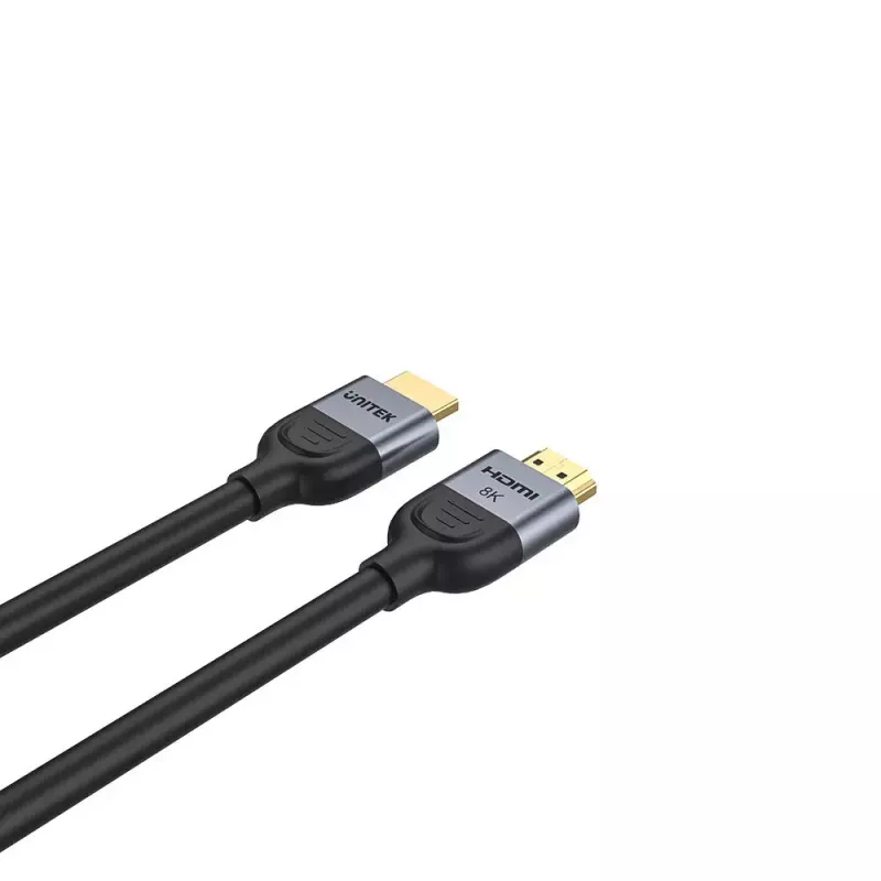Kabel HDMI UNITEK C11086GY01-2M 2m 48 Gbit/s ARC Czarny Szary
