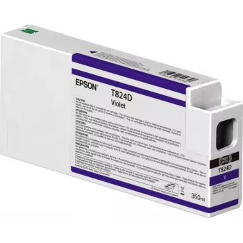 Epson Singlepack Violet T824D00 UltraChrome HDX 350ml, fioletowy, atrament pigmentowy, 350 ml, 1 szt.
