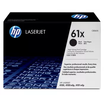 HP 61X High Yield Black Original LaserJet toner cartridge 1 szt.