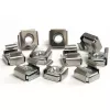 StarTech.com 50 Pkg M6 Nakrętki koszykowe do szaf serwerowych, Nakrętka koszykowa, Stal nierdzewna, Stal nierdzewna, M6, CE, TAA, REACH, 215.5 g
