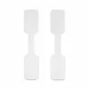 StarTech.com 3.5in (9cm) Etykiety na kable, 100 szt., Białe, Zapięcia na rzep typu haczyk do haczyka, Odporne na zapisywanie etykiety do zarządzania kablami, Identyfikatory kabli