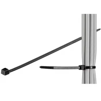 Microconnect CABLETIE3 opaska kablowa Drabinkowa opaska kablowa Czarny 100 szt.