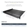 StarTech.com CABSHELF116V2PK akcesorium do szafy rack Półka rack