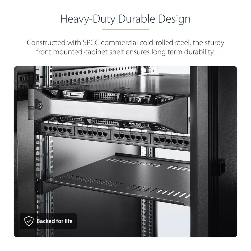 StarTech.com CABSHELF116V2PK akcesorium do szafy rack Półka rack