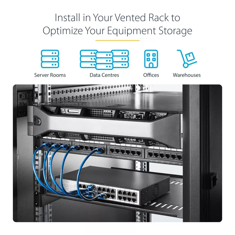 StarTech.com CABSHELF116V2PK akcesorium do szafy rack Półka rack