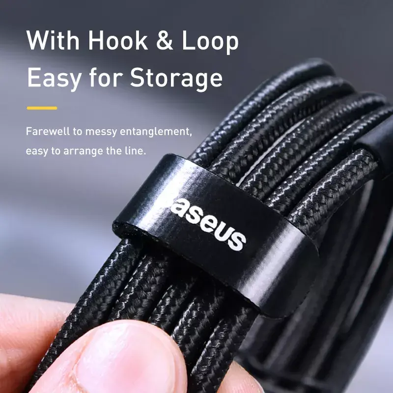 Baseus Cafule kabel USB USB 2.0 2 m USB C Czarny