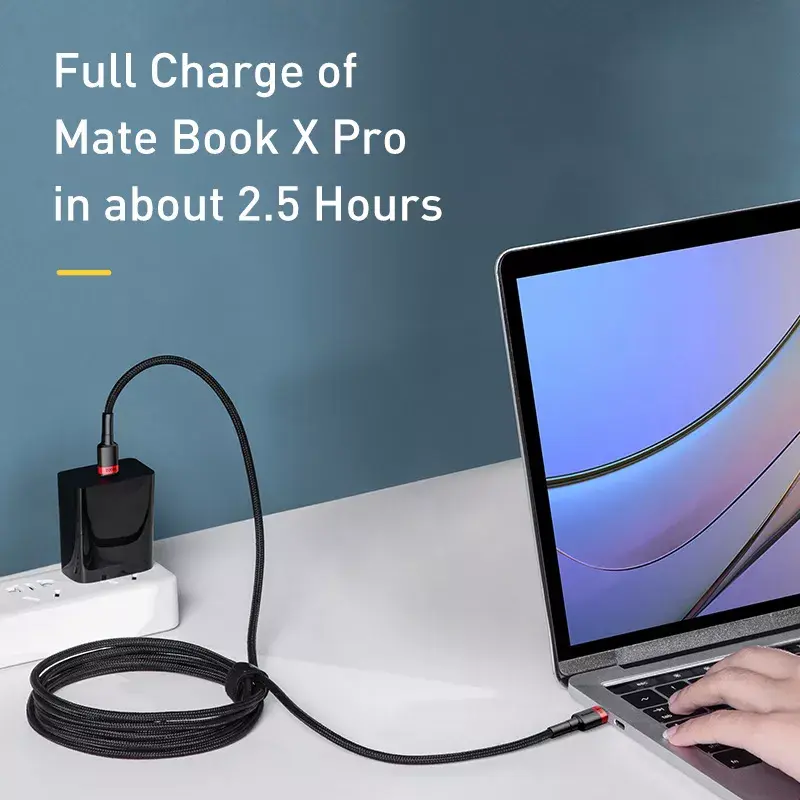 Baseus Cafule kabel USB USB 2.0 2 m USB C Czarny