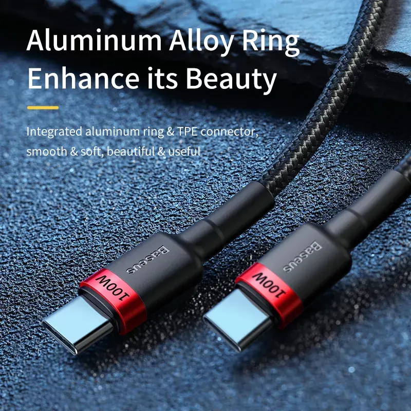 Baseus Cafule kabel USB USB 2.0 2 m USB C Czarny