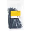 StarTech.com 100-Pack 6 inch(15cm) kabel Ties - 1/8 inch(3.6mm) wide, 1-3/8 inch(39mm) Bundle Diameter, 40lb(18kg) Tensile Strength, Nylon Self Locking Zip Ties with Curved Tip, UL Listed, Czarny - TAA