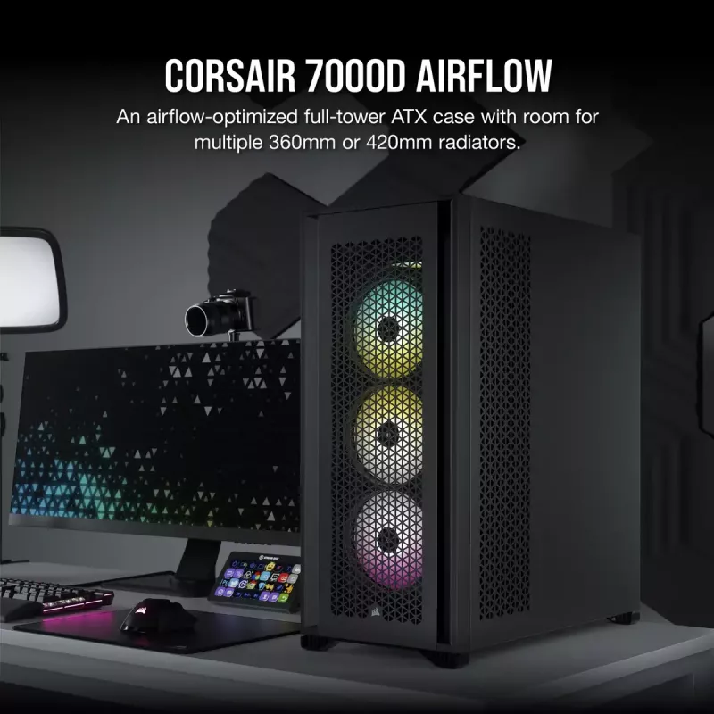Obudowa PC Corsair 7000D Airflow Full Tower Czarna