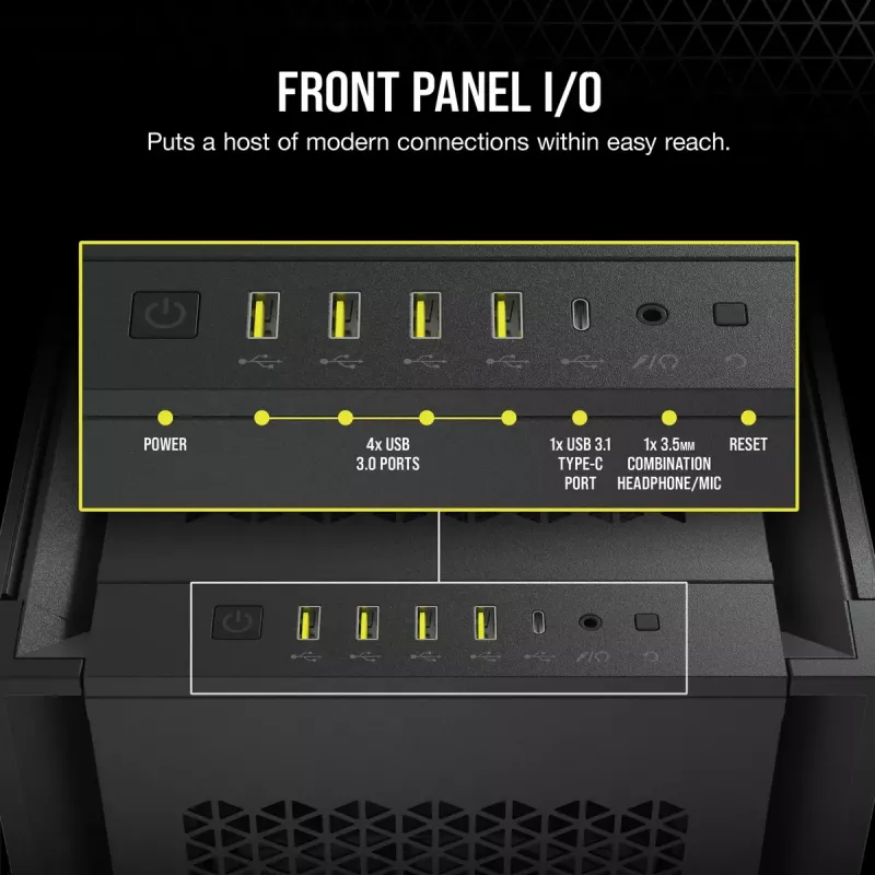 Obudowa PC Corsair 7000D Airflow Full Tower Czarna