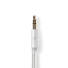 Kabel Nedis CCTB39940AL10 Lightning 1 m aluminiowy ze złączem 3,5 mm